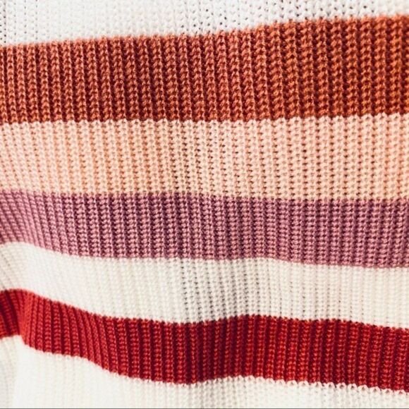 🆕 TORRID Ivory Multi Stripe Cardigan NWT - Picture 4 of 5